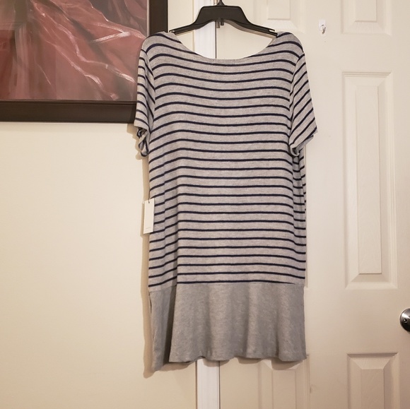 Hye Park & Lune Blue/Gray Soft Comfy Abel Dress or Top - Picture 4 of 8